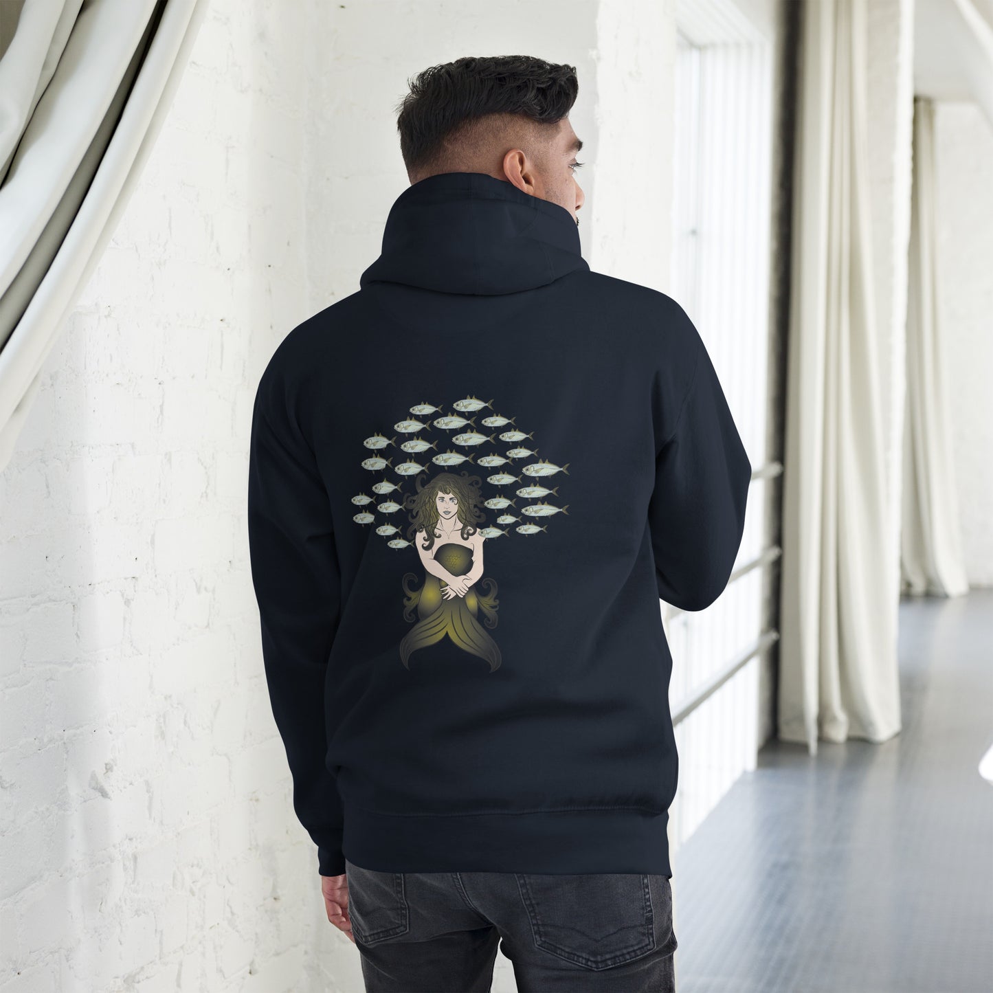 Balled up hoodie unisex