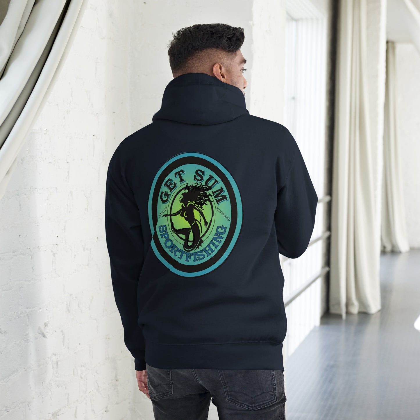 Get Sum Oval- tropical fade Unisex Hoodie