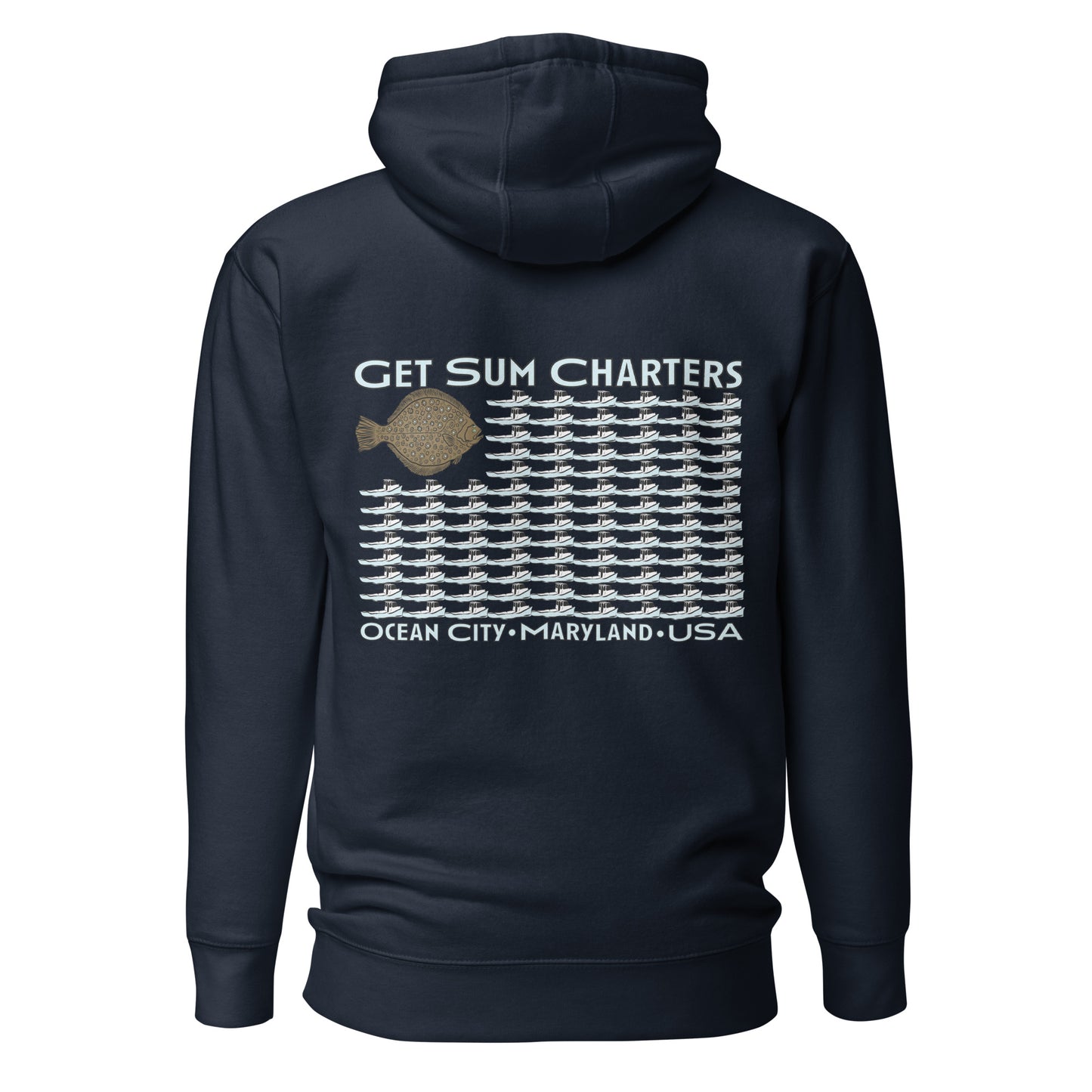 Get Sum USA boat flag Unisex Hoodie