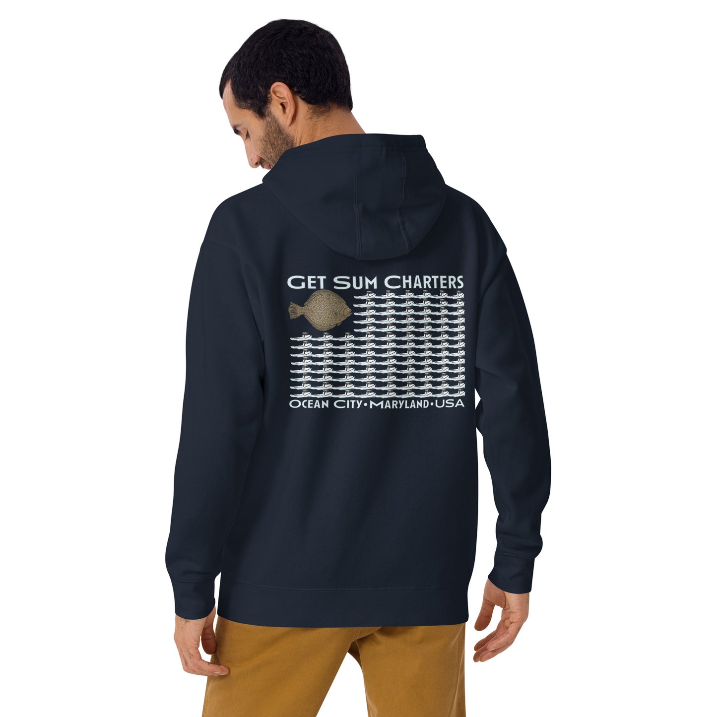 Get Sum USA boat flag Unisex Hoodie