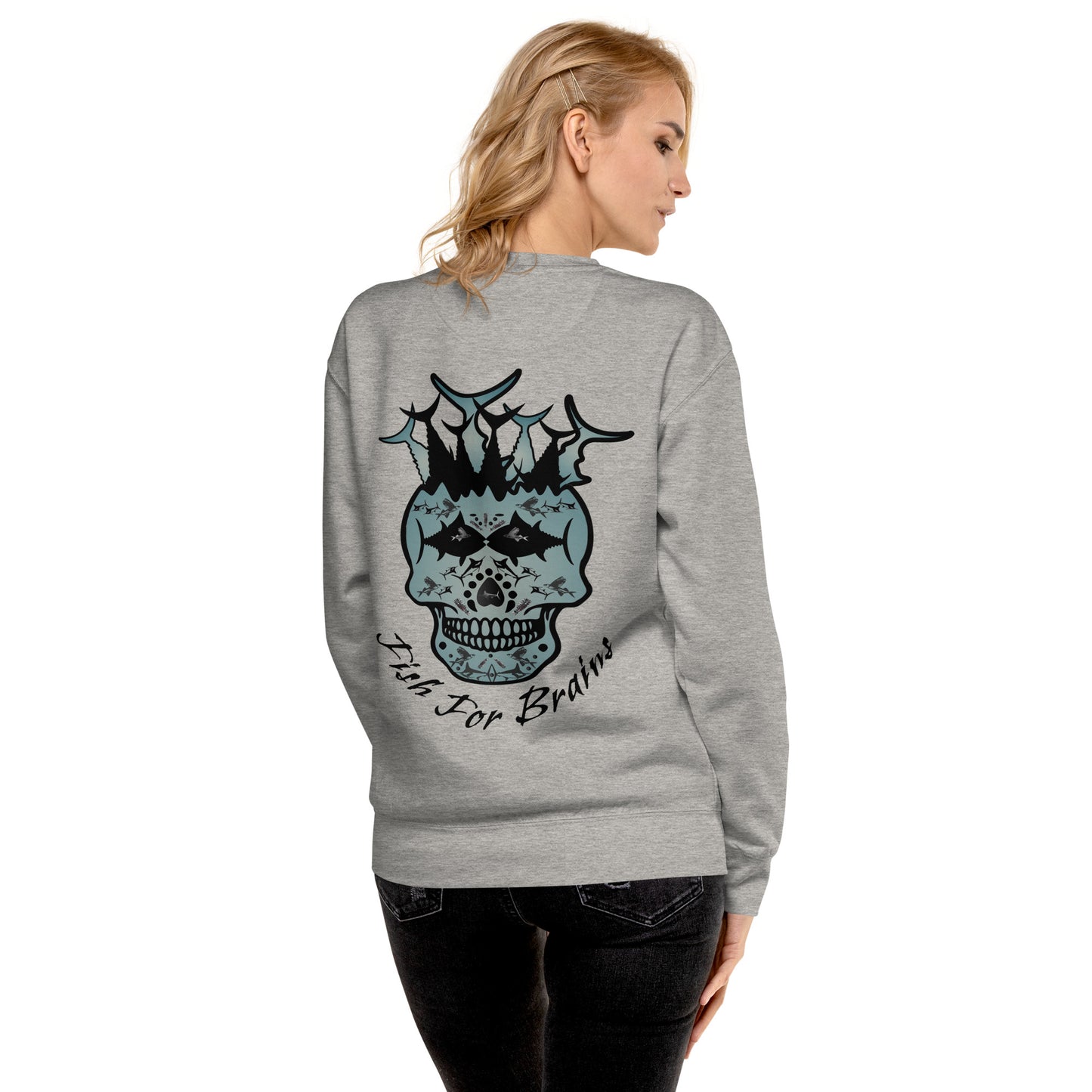 Fish for Brains Unisex Premium Sweatshirt