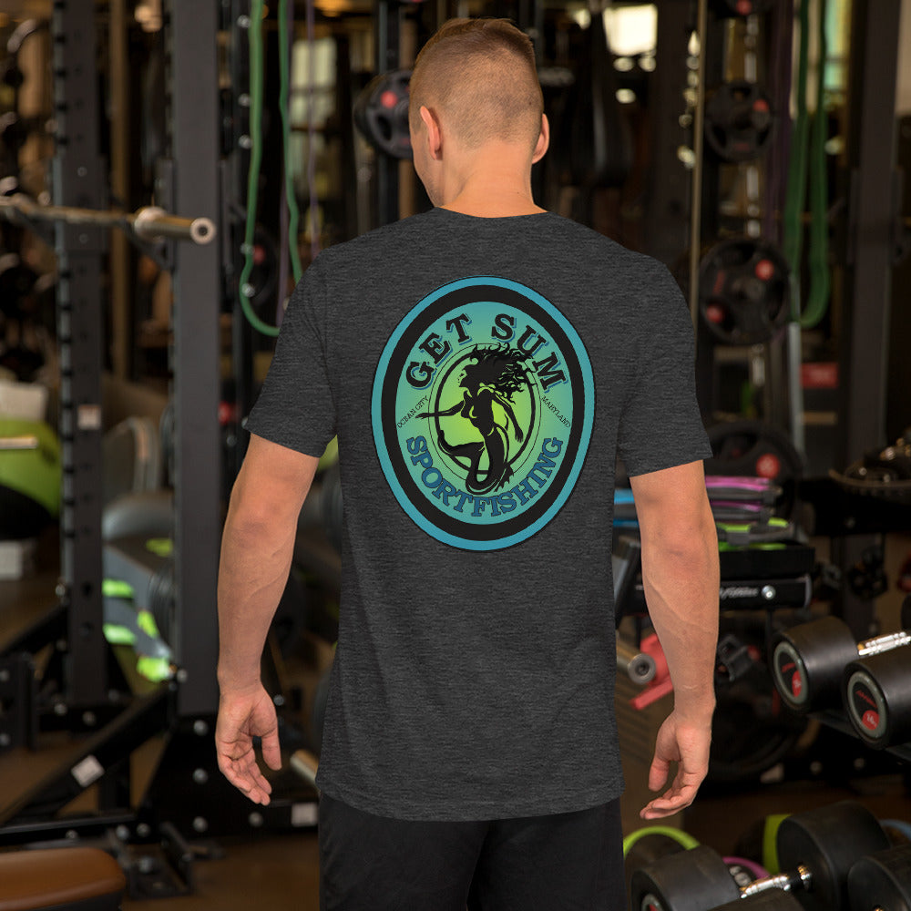 Get Sum Oval- tropical fade Unisex t-shirt