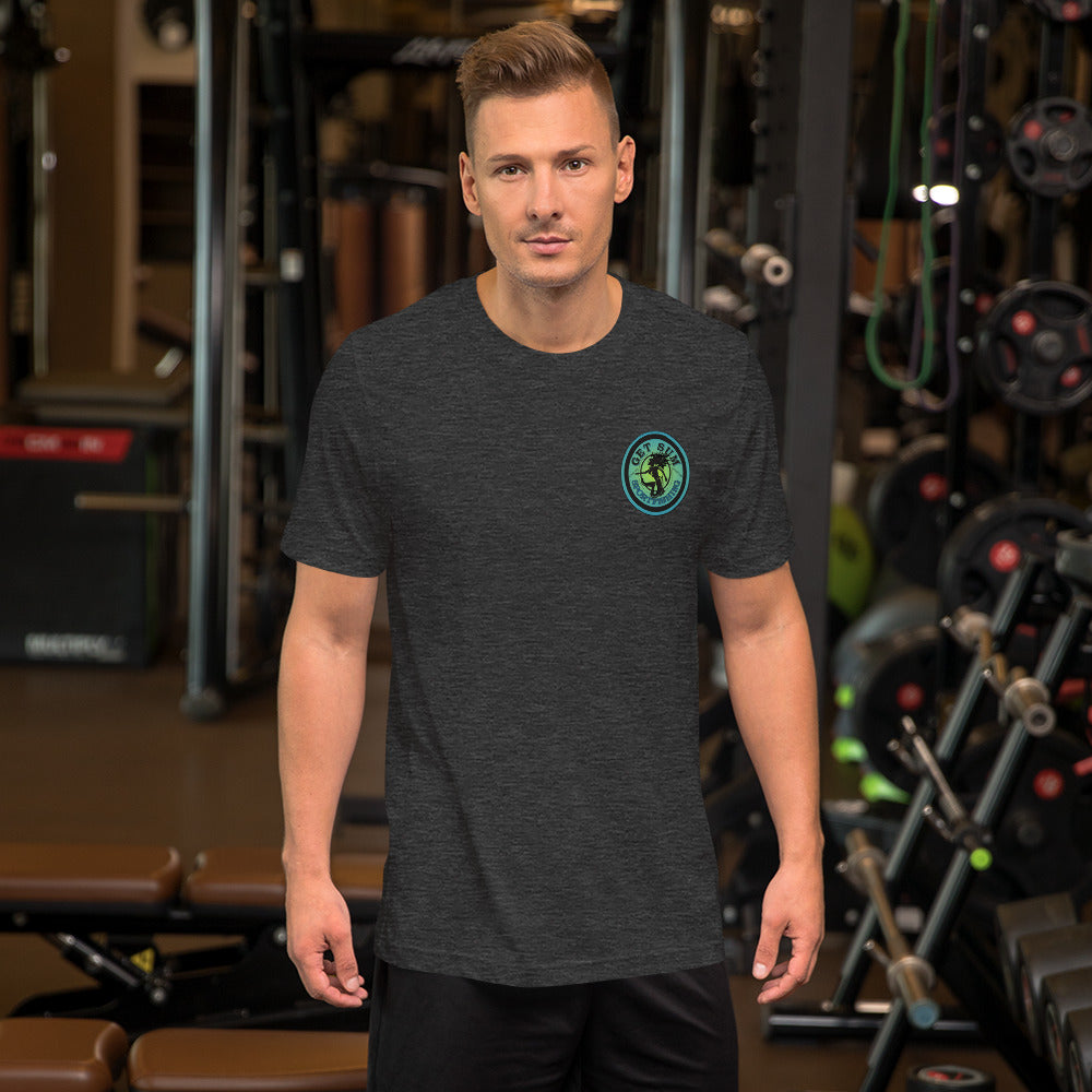 Get Sum Oval- tropical fade Unisex t-shirt