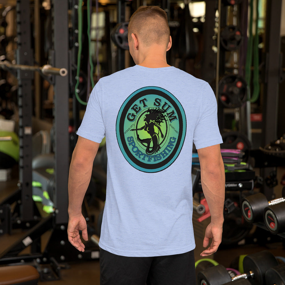 Get Sum Oval- tropical fade Unisex t-shirt