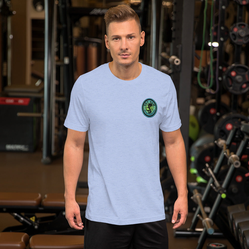 Get Sum Oval- tropical fade Unisex t-shirt