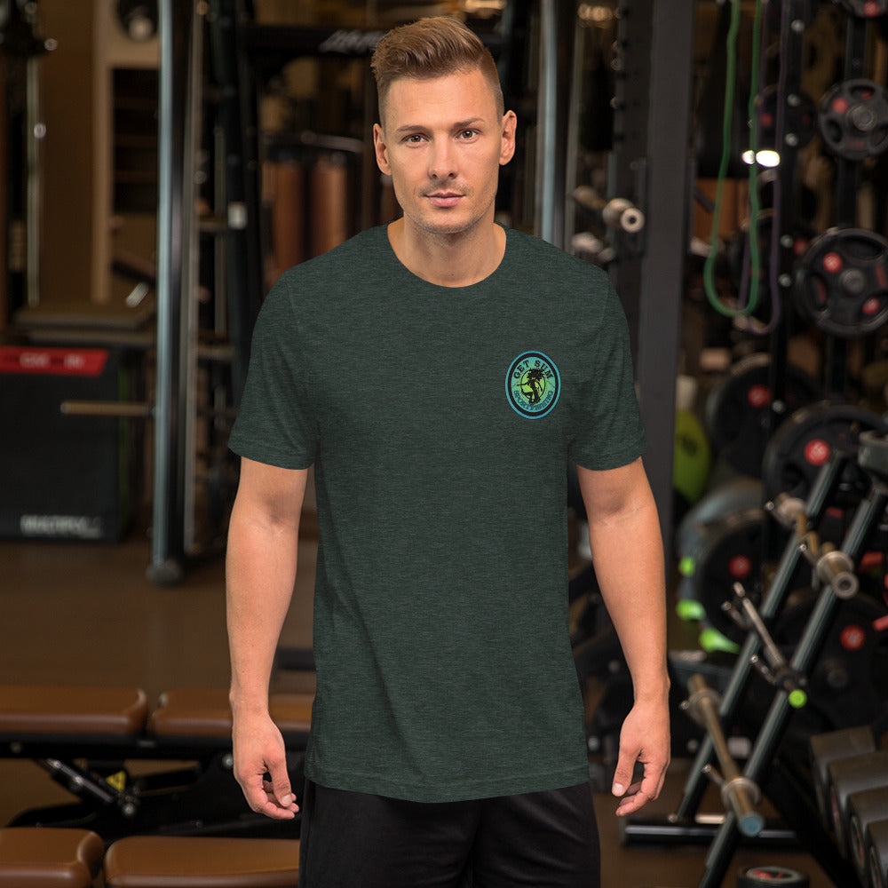 Get Sum Oval- tropical fade Unisex t-shirt