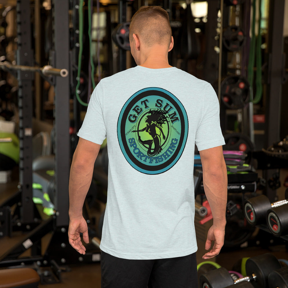 Get Sum Oval- tropical fade Unisex t-shirt