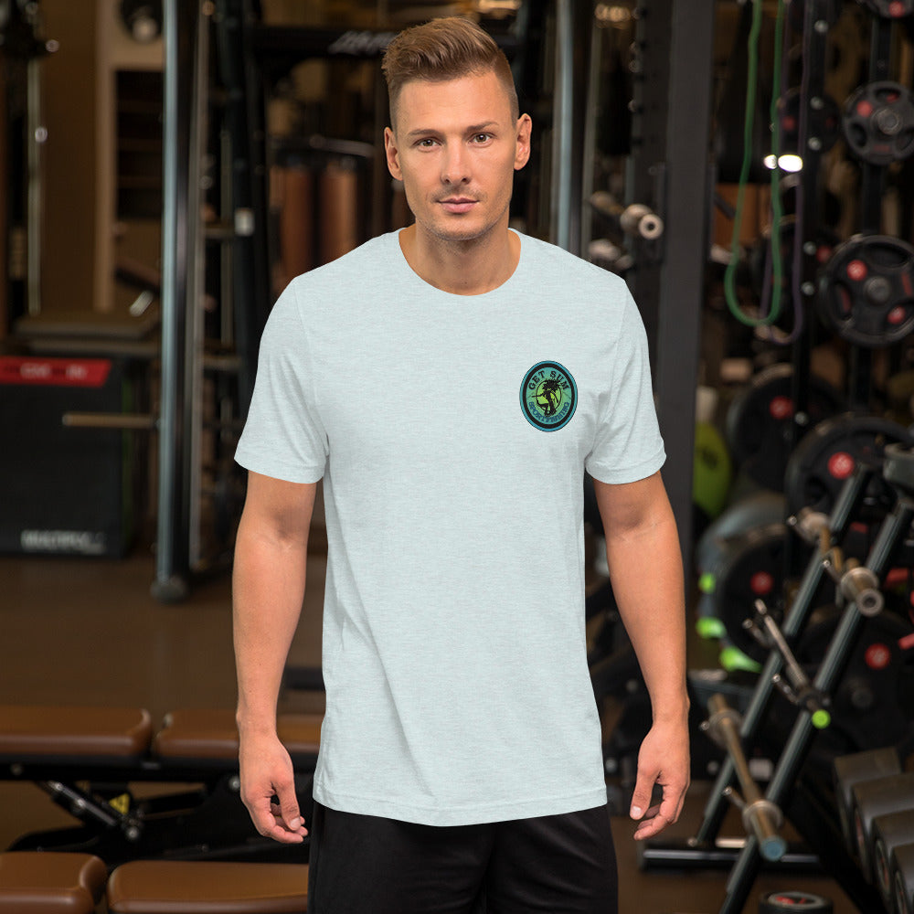 Get Sum Oval- tropical fade Unisex t-shirt