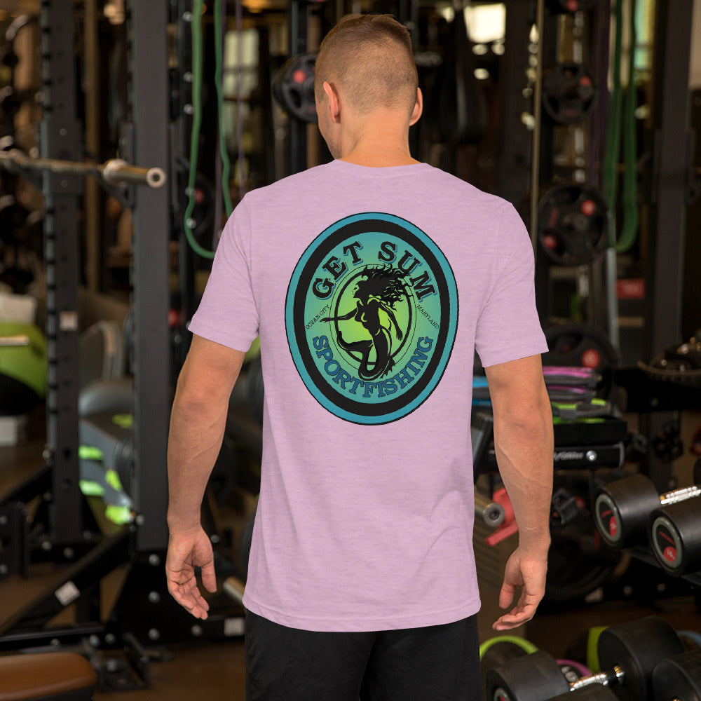 Get Sum Oval- tropical fade Unisex t-shirt