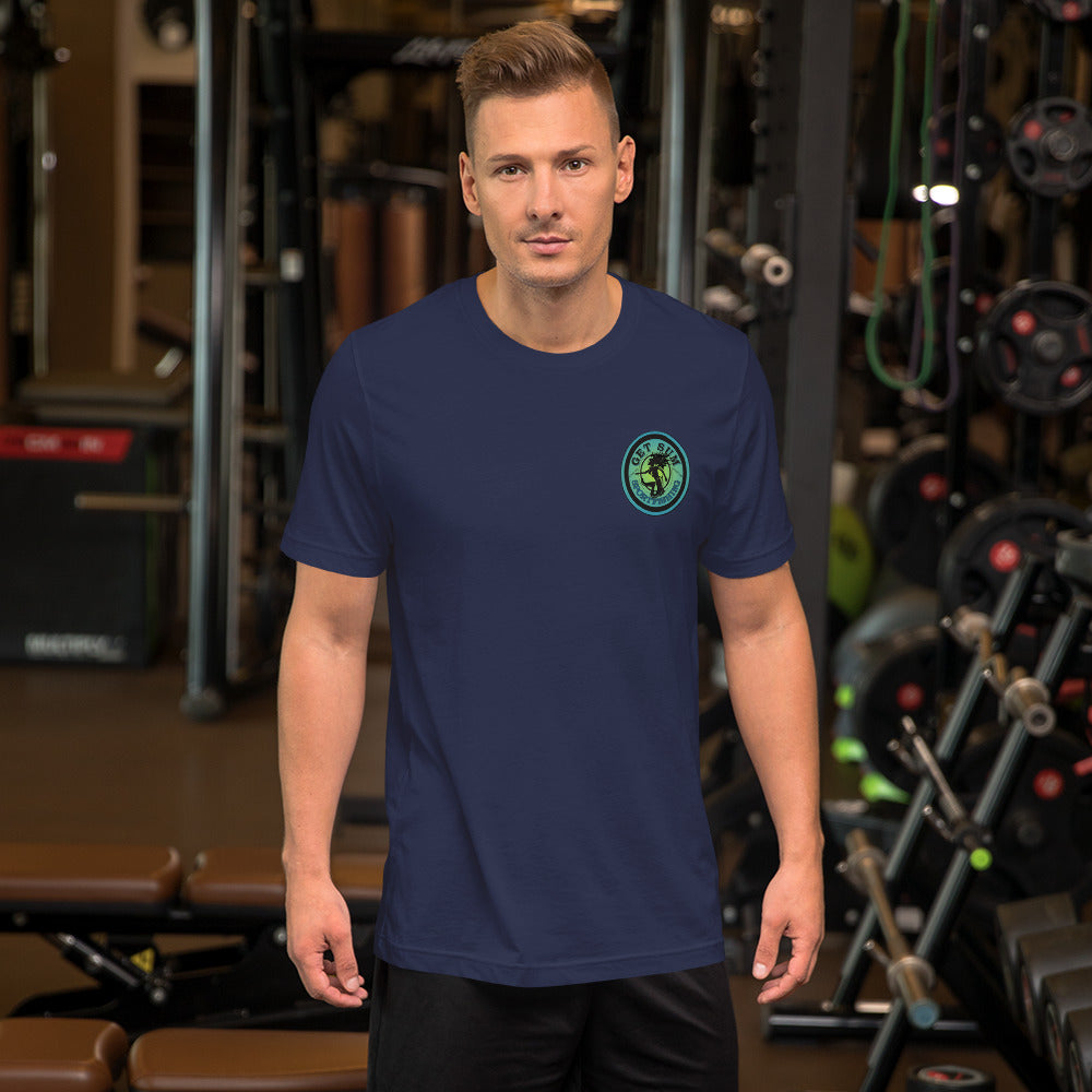 Get Sum Oval- tropical fade Unisex t-shirt