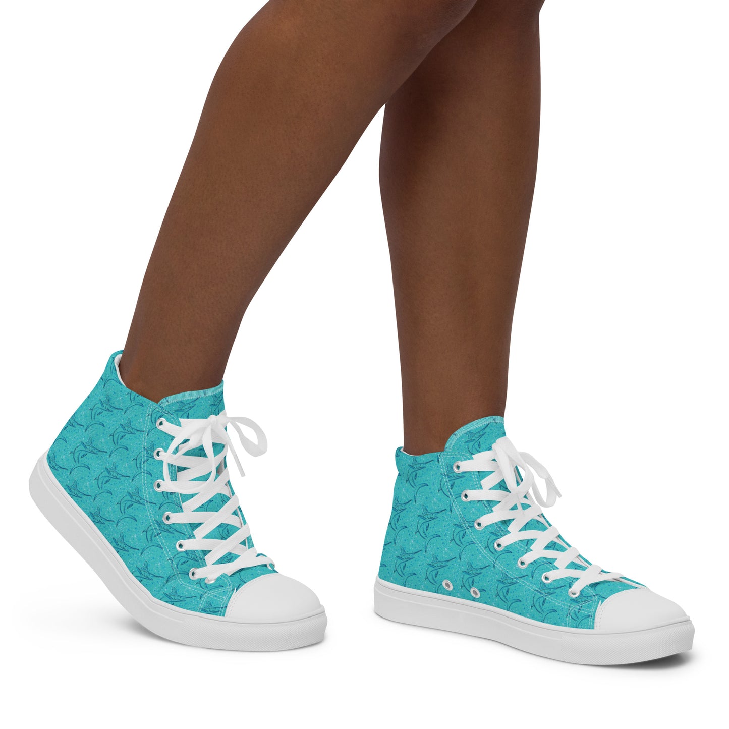 Splatter Marlin LD Women’s high top canvas shoes