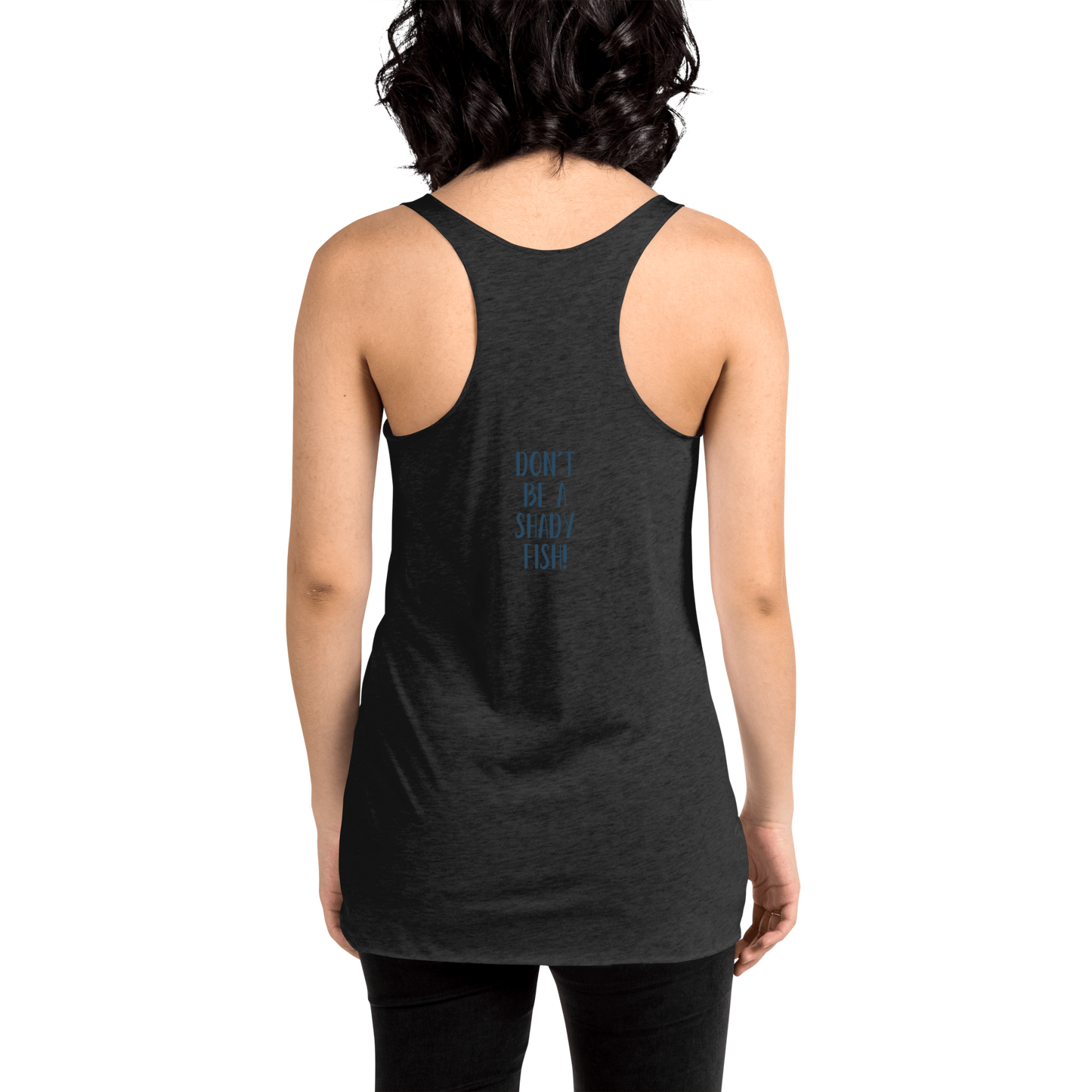 Shady fish Women's Racerback Tank