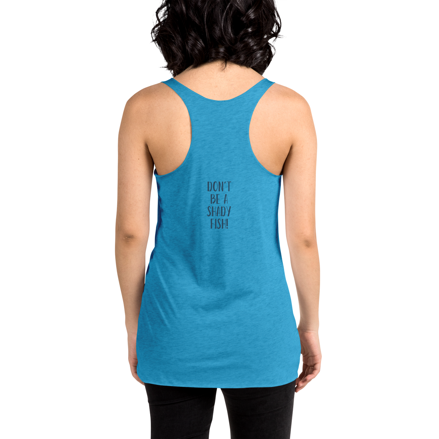 Shady fish Women's Racerback Tank