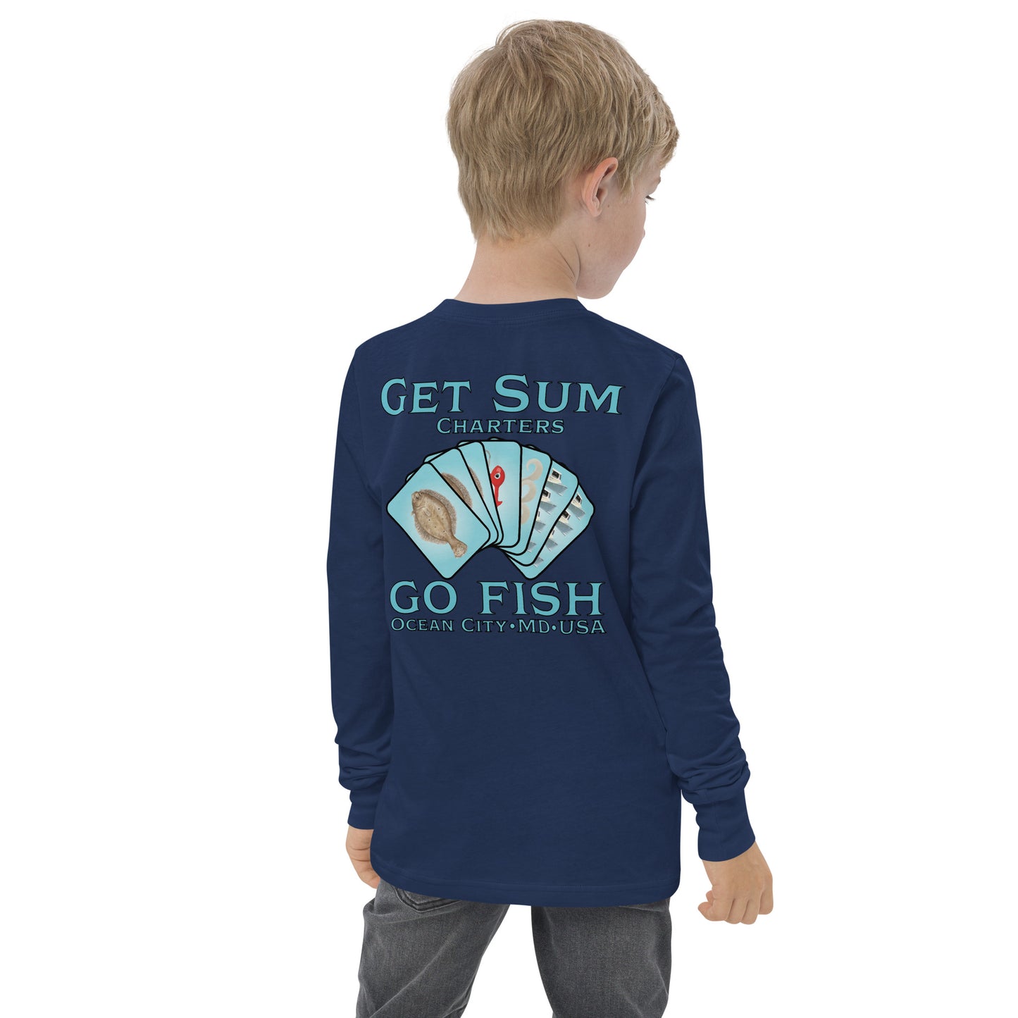 Get Sum Go Fish Youth long sleeve tee