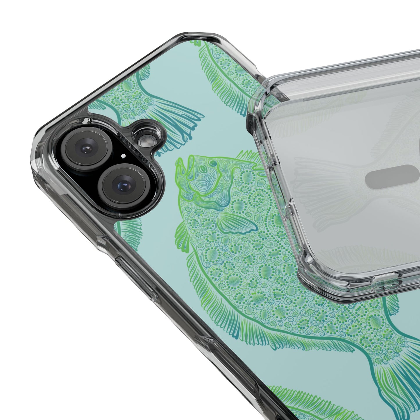 Flat Bottom Girls Magnetic Clear Impact Cases