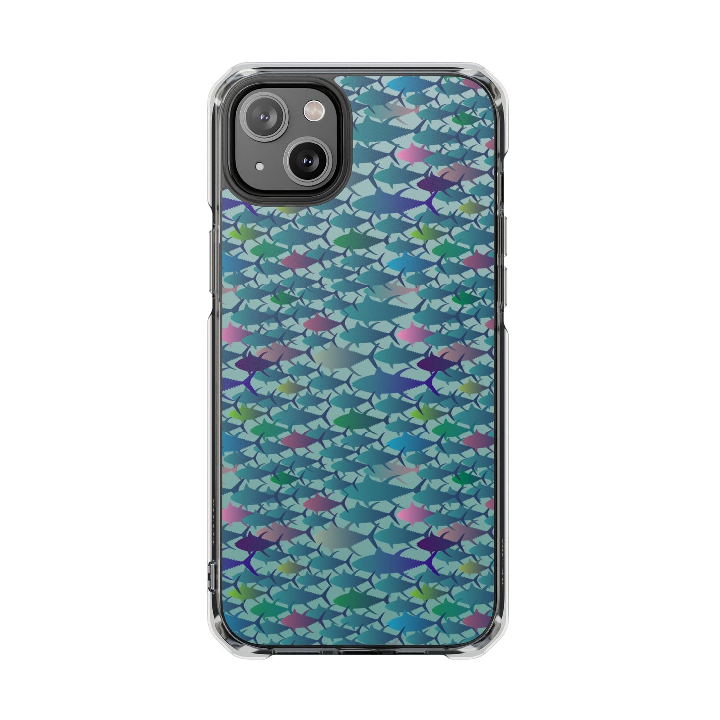 Technicolor Tuna Magnetic Clear Impact Cases