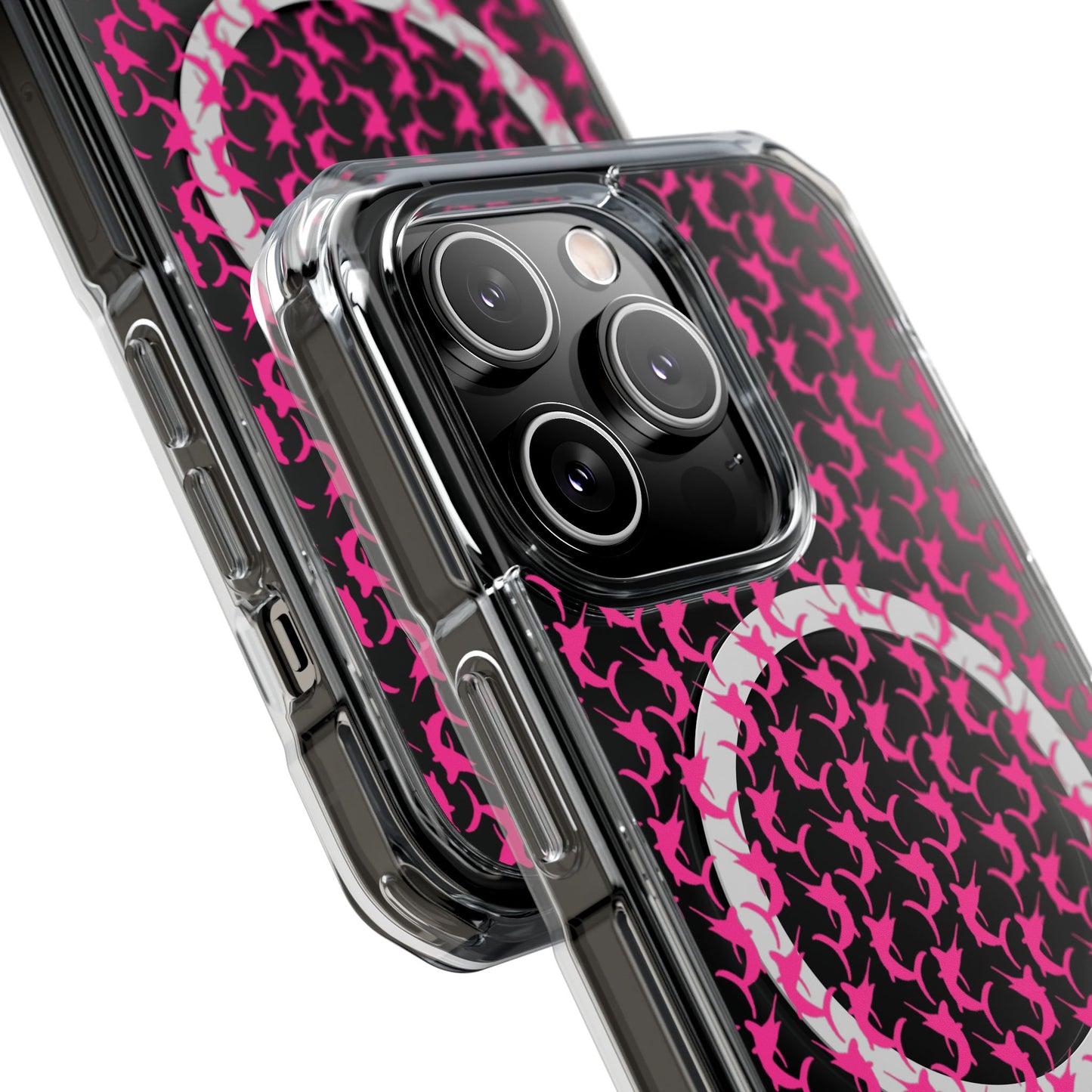 Pink Marlin Magnetic Clear Impact Cases