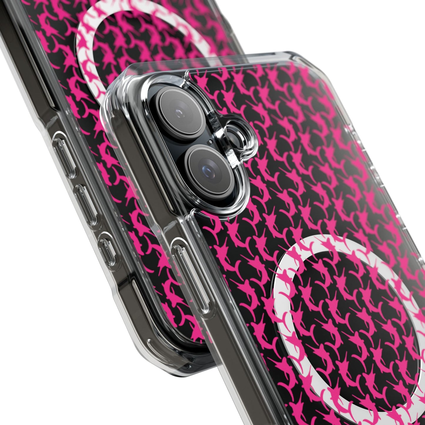 Pink Marlin Magnetic Clear Impact Cases