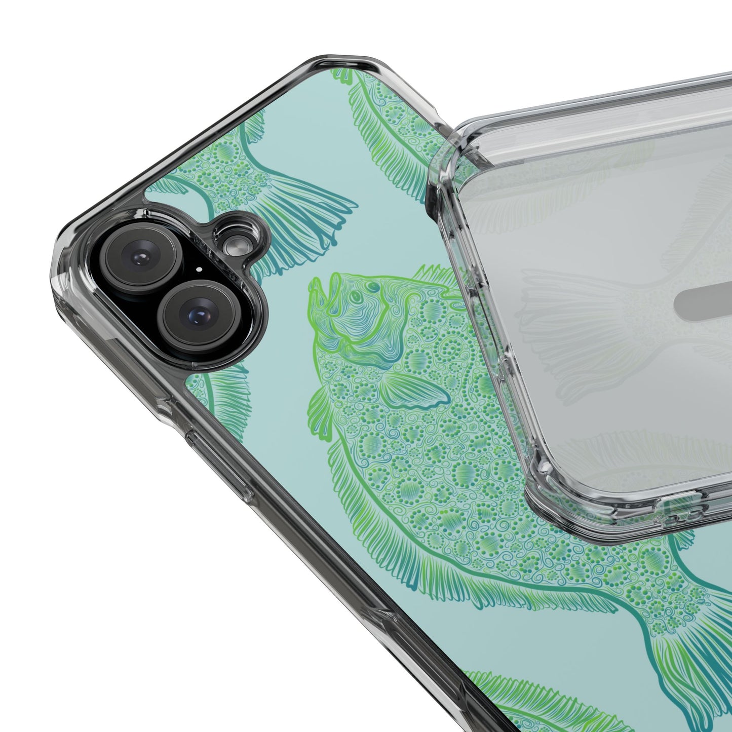 Flat Bottom Girls Magnetic Clear Impact Cases