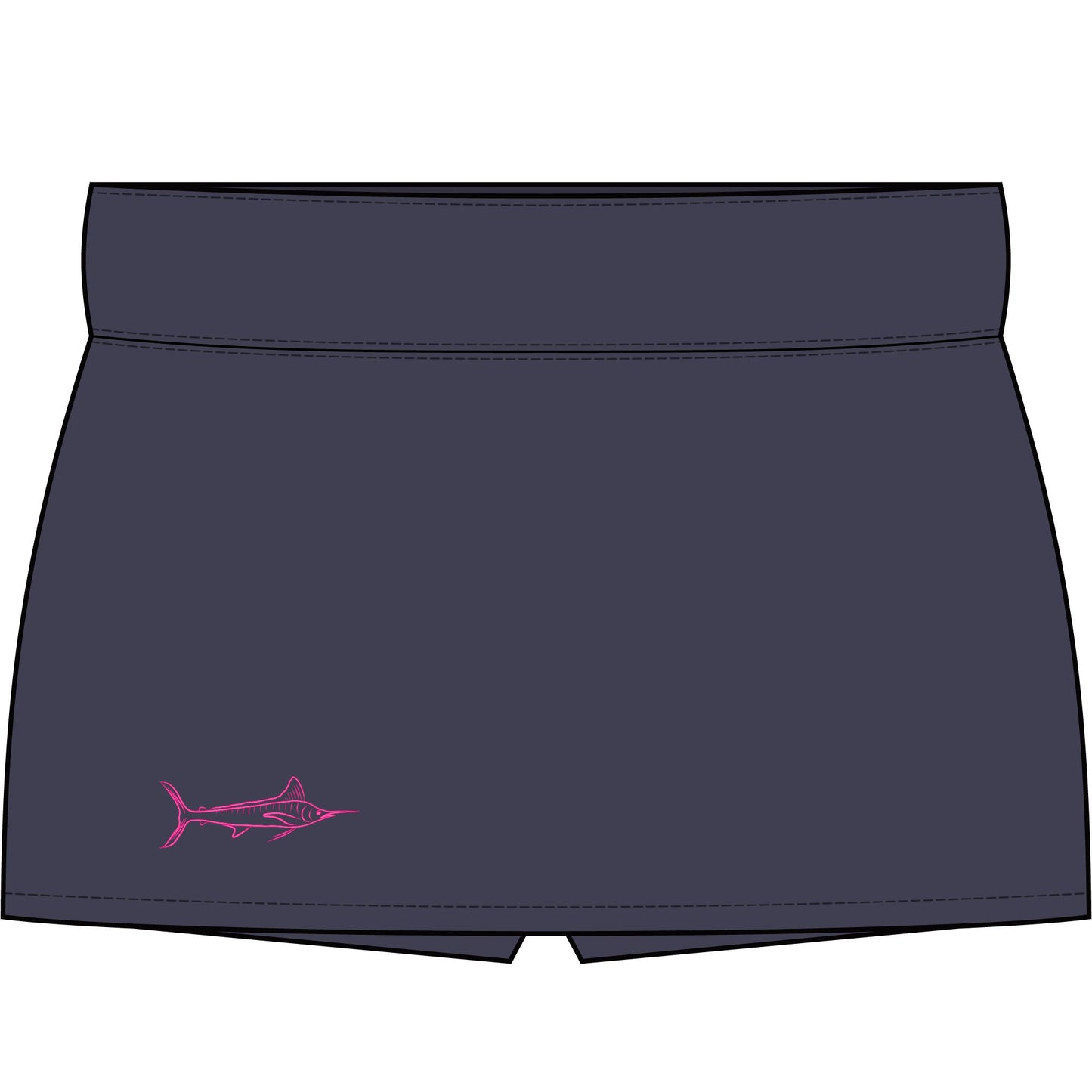 Marlin Sketch pink Women's Skort