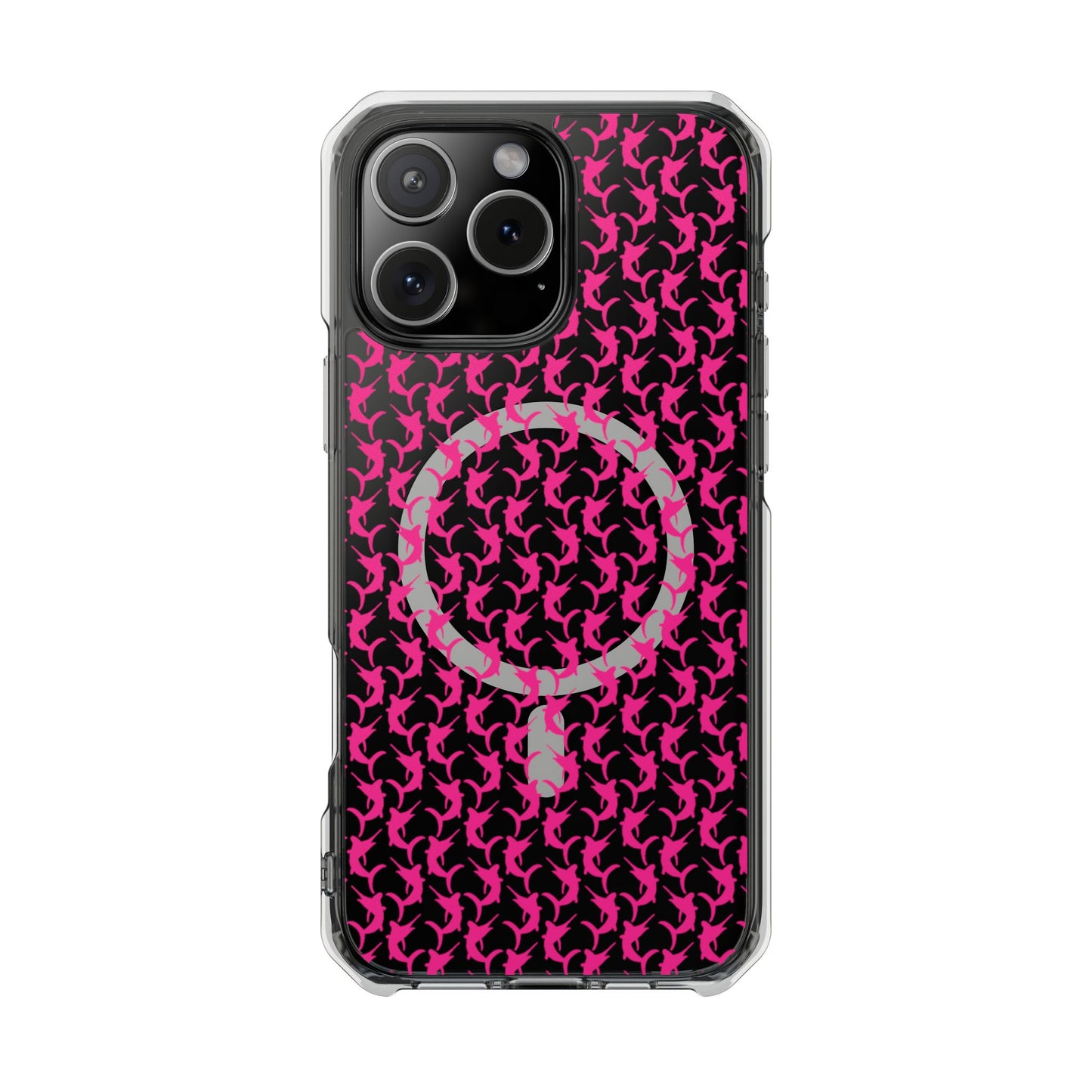 Pink Marlin Magnetic Clear Impact Cases