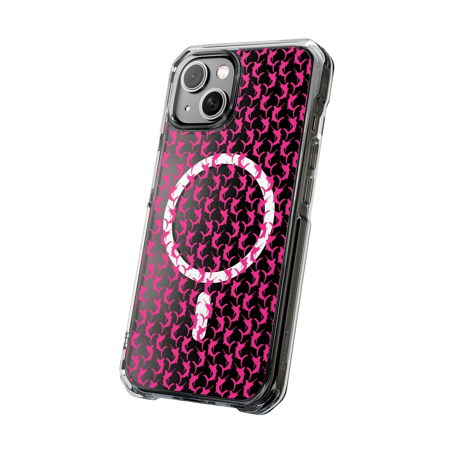 Pink Marlin Magnetic Clear Impact Cases
