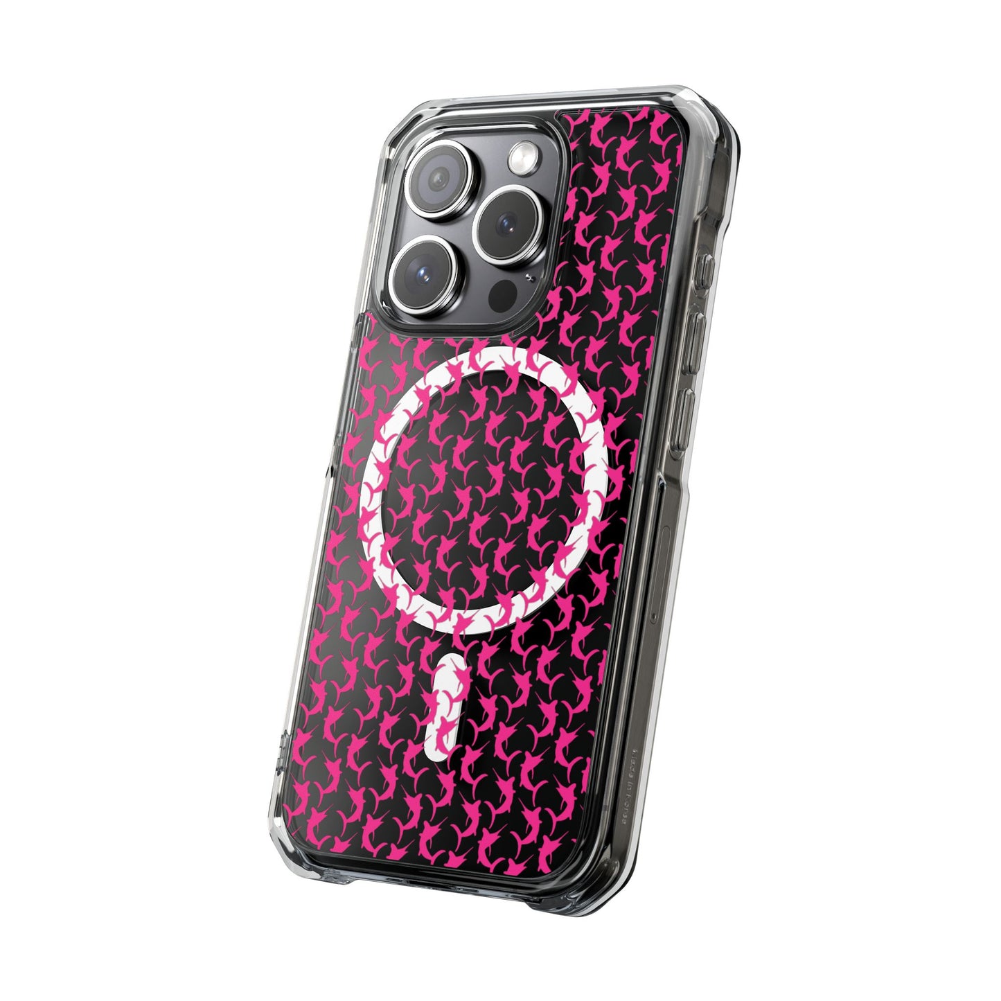 Pink Marlin Magnetic Clear Impact Cases