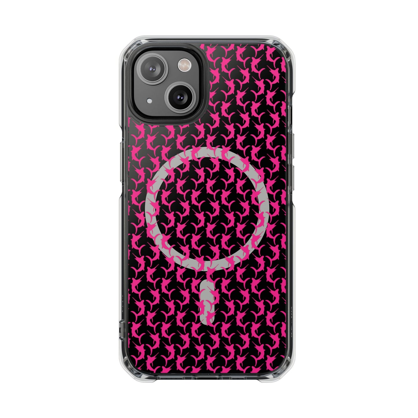 Pink Marlin Magnetic Clear Impact Cases