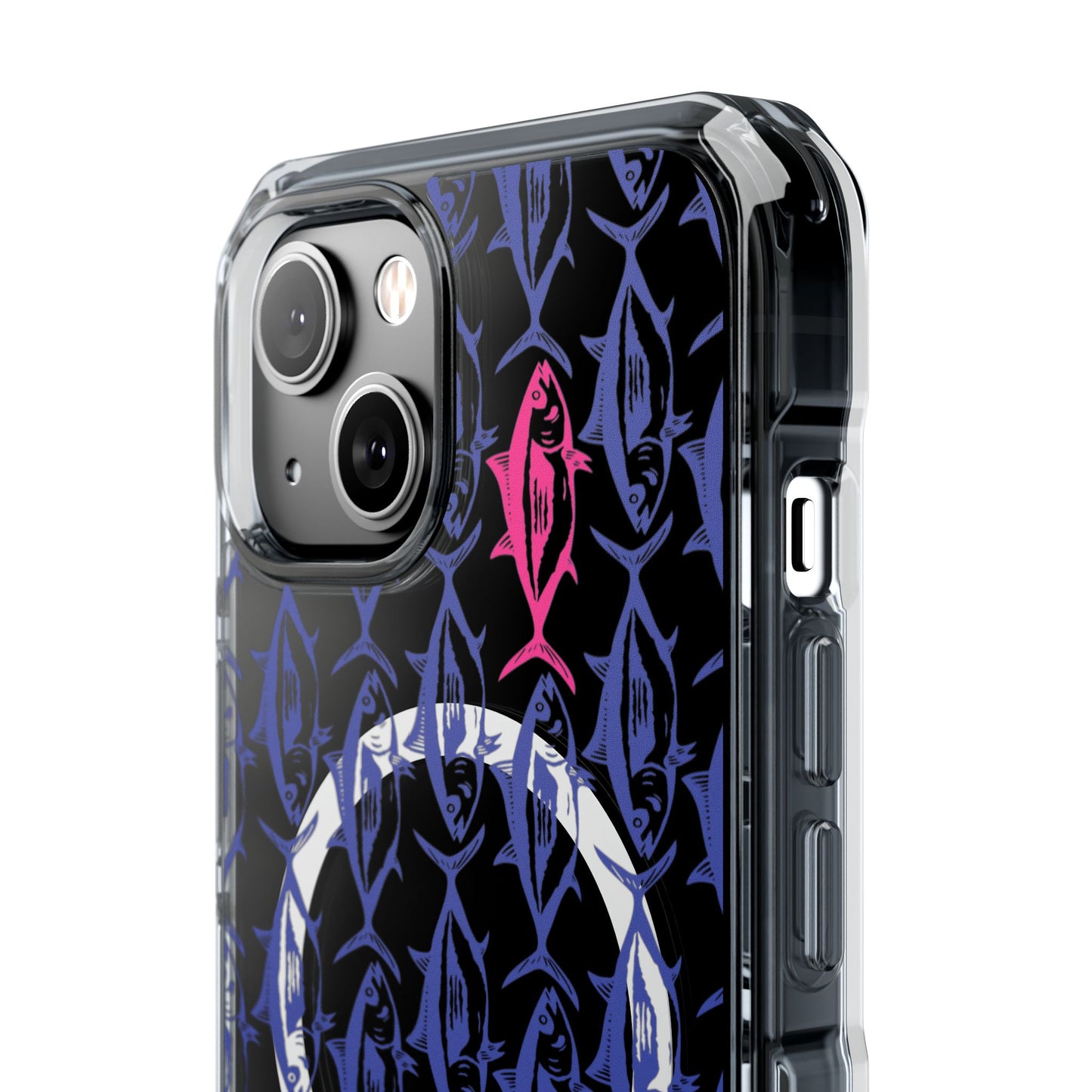 Pink Tuna Magnetic Clear Impact Cases