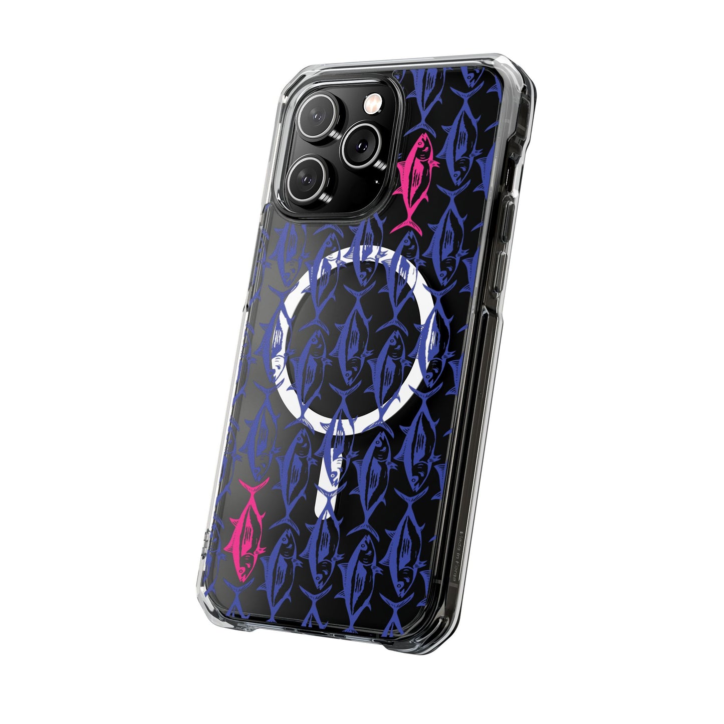 Pink Tuna Magnetic Clear Impact Cases