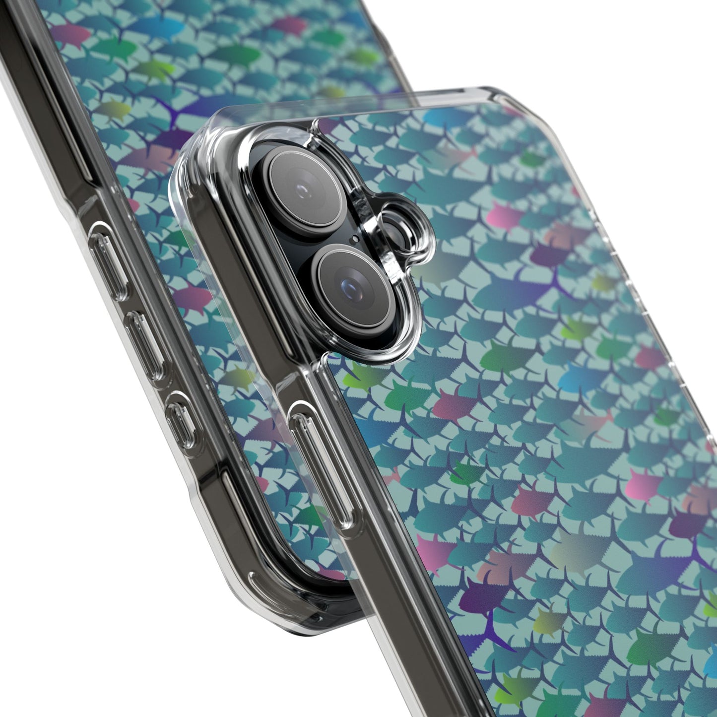 Technicolor Tuna Magnetic Clear Impact Cases