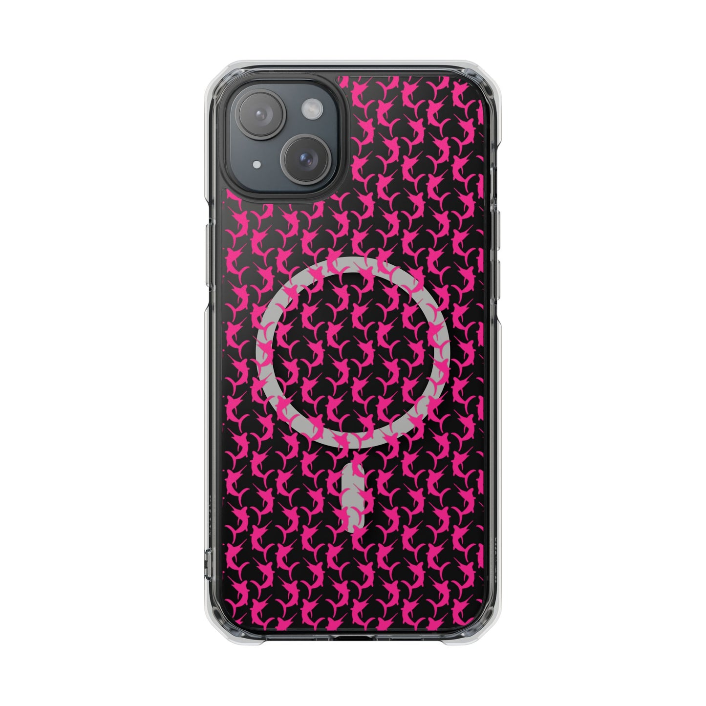 Pink Marlin Magnetic Clear Impact Cases