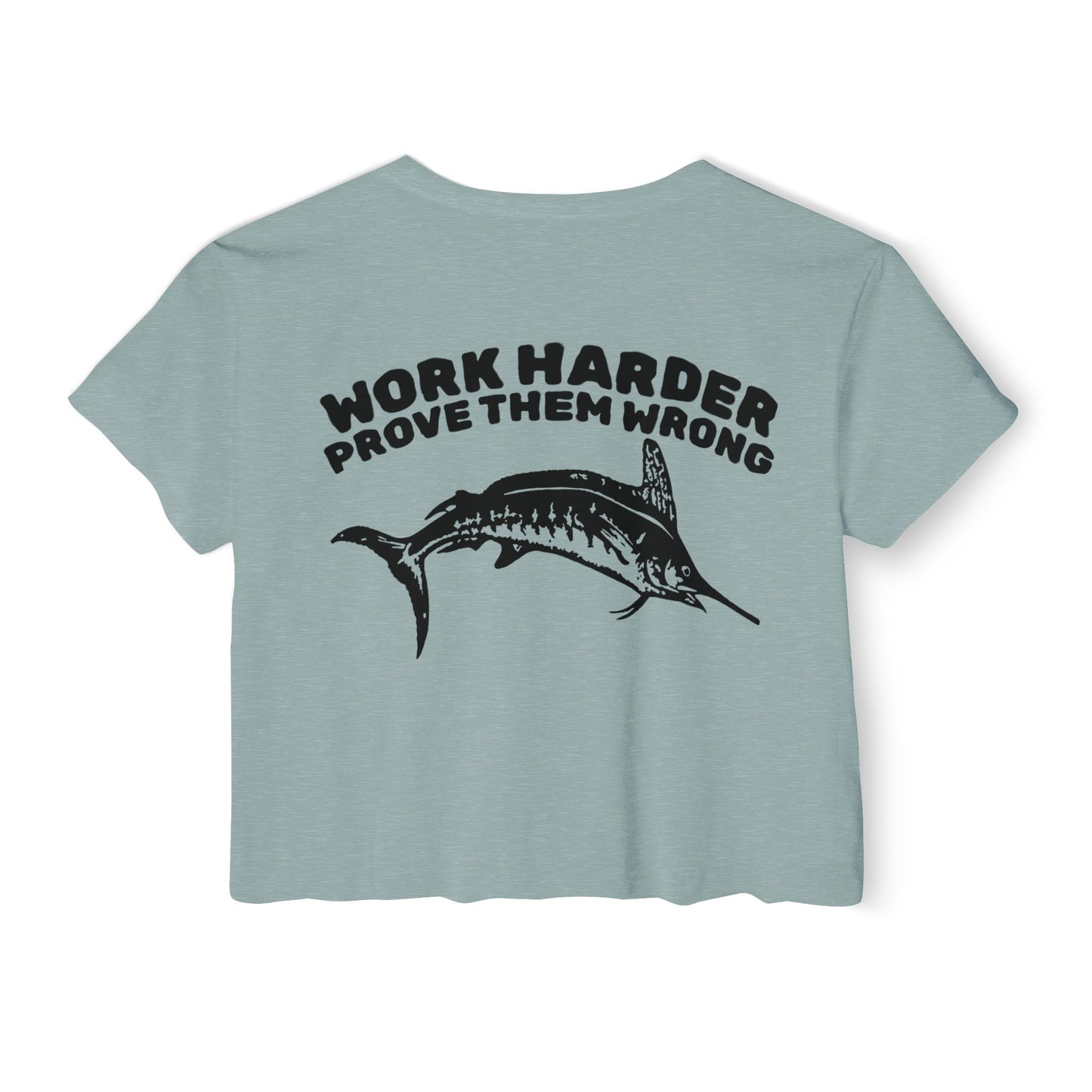 Motivational Speech Women's Festival Crop Top