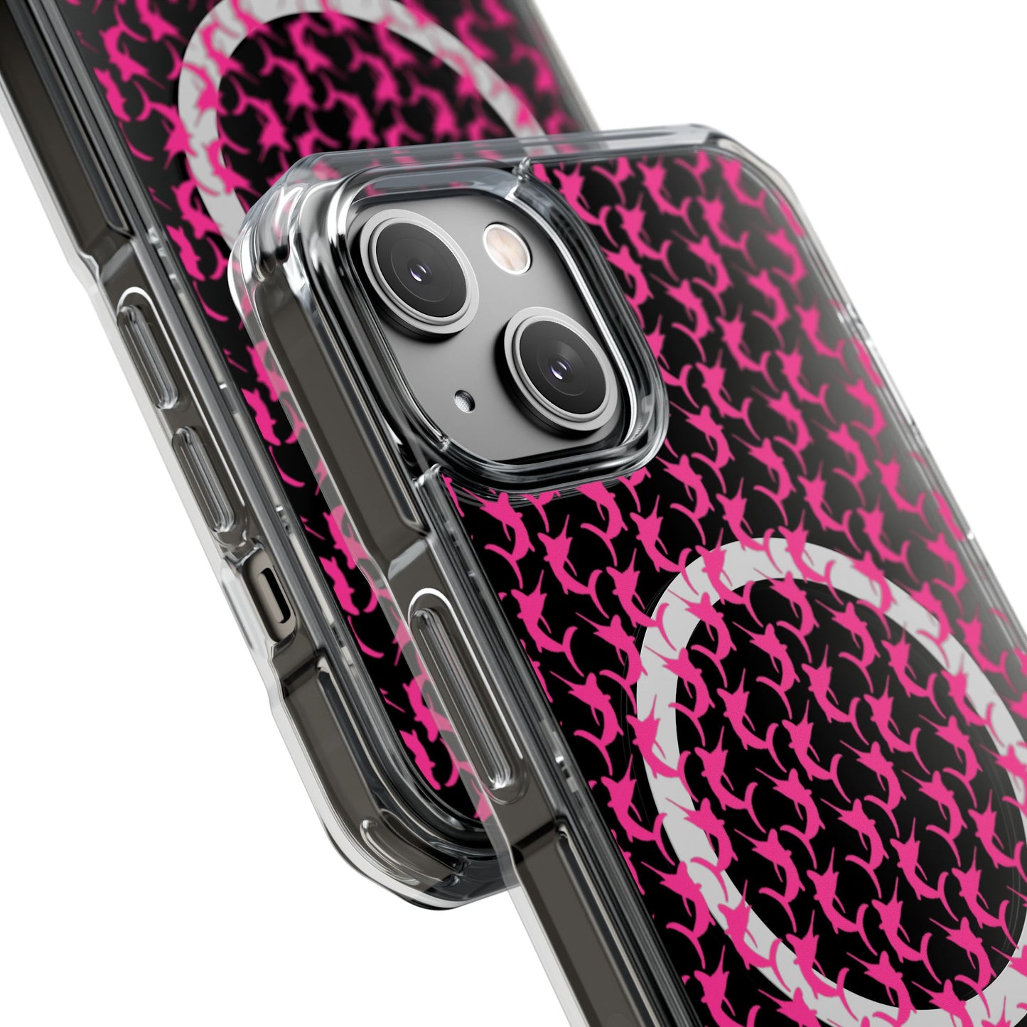 Pink Marlin Magnetic Clear Impact Cases