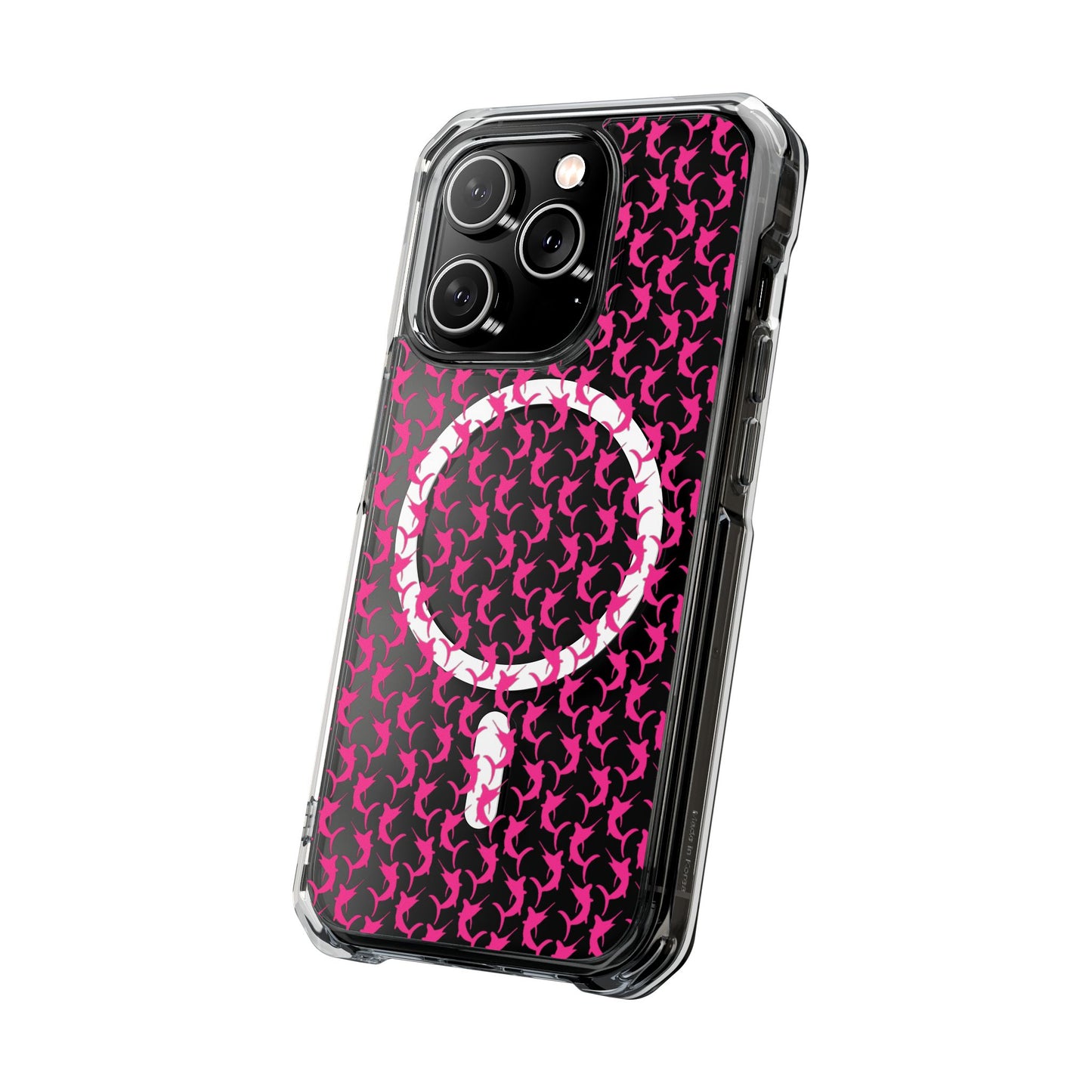 Pink Marlin Magnetic Clear Impact Cases