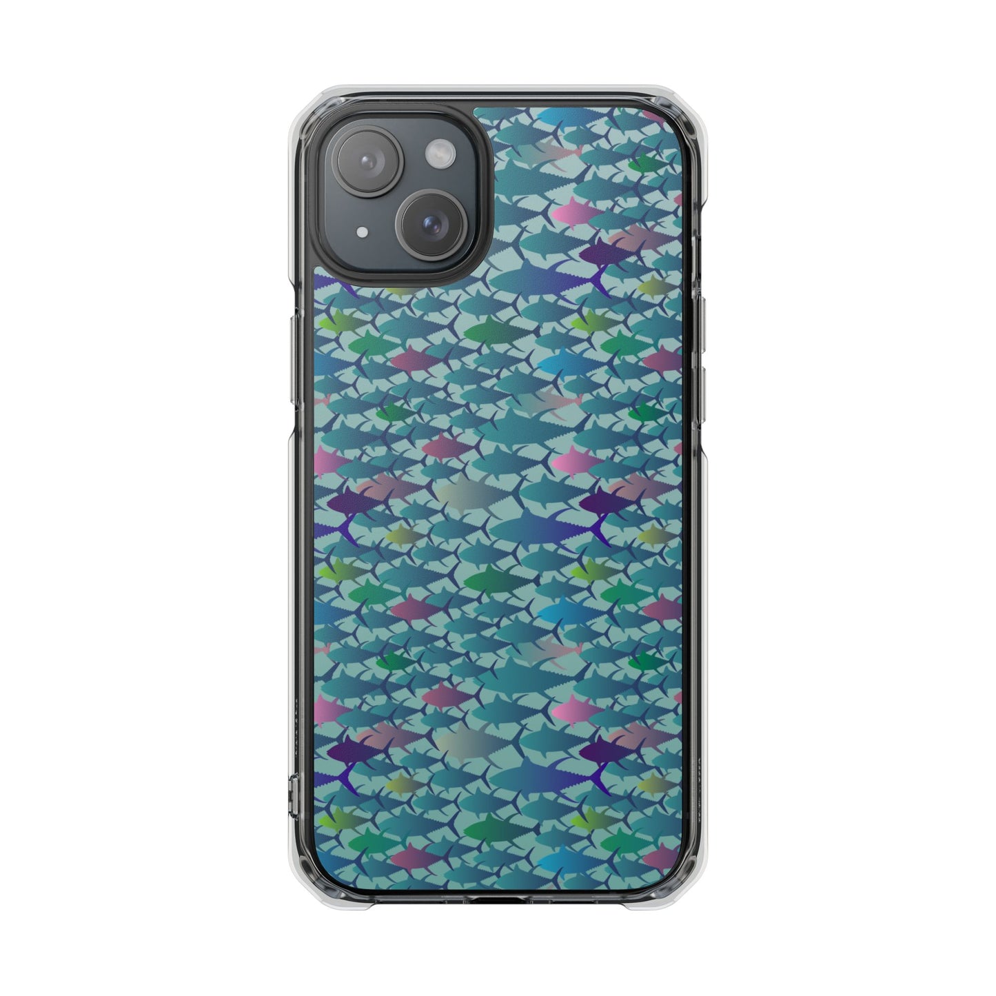 Technicolor Tuna Magnetic Clear Impact Cases