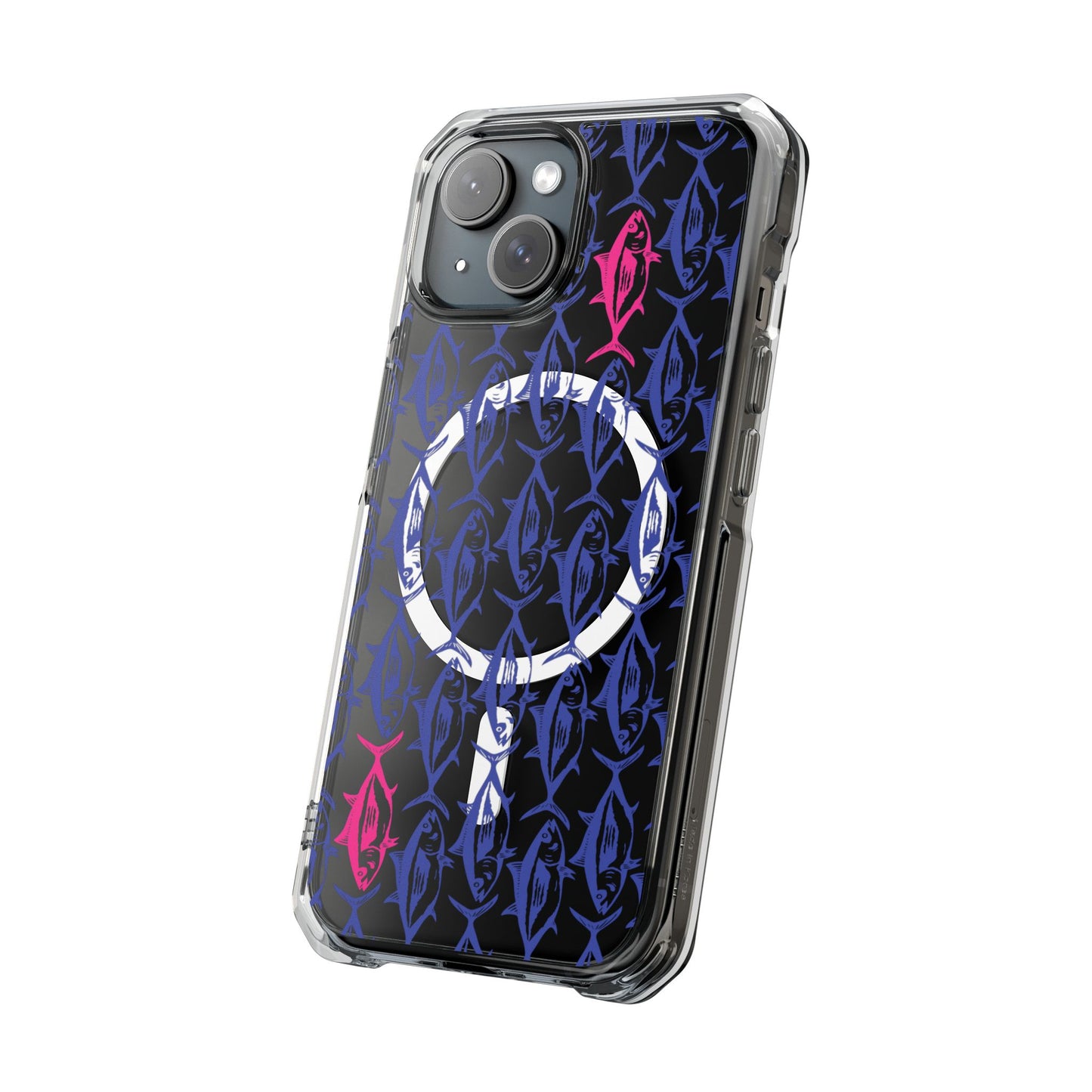 Pink Tuna Magnetic Clear Impact Cases