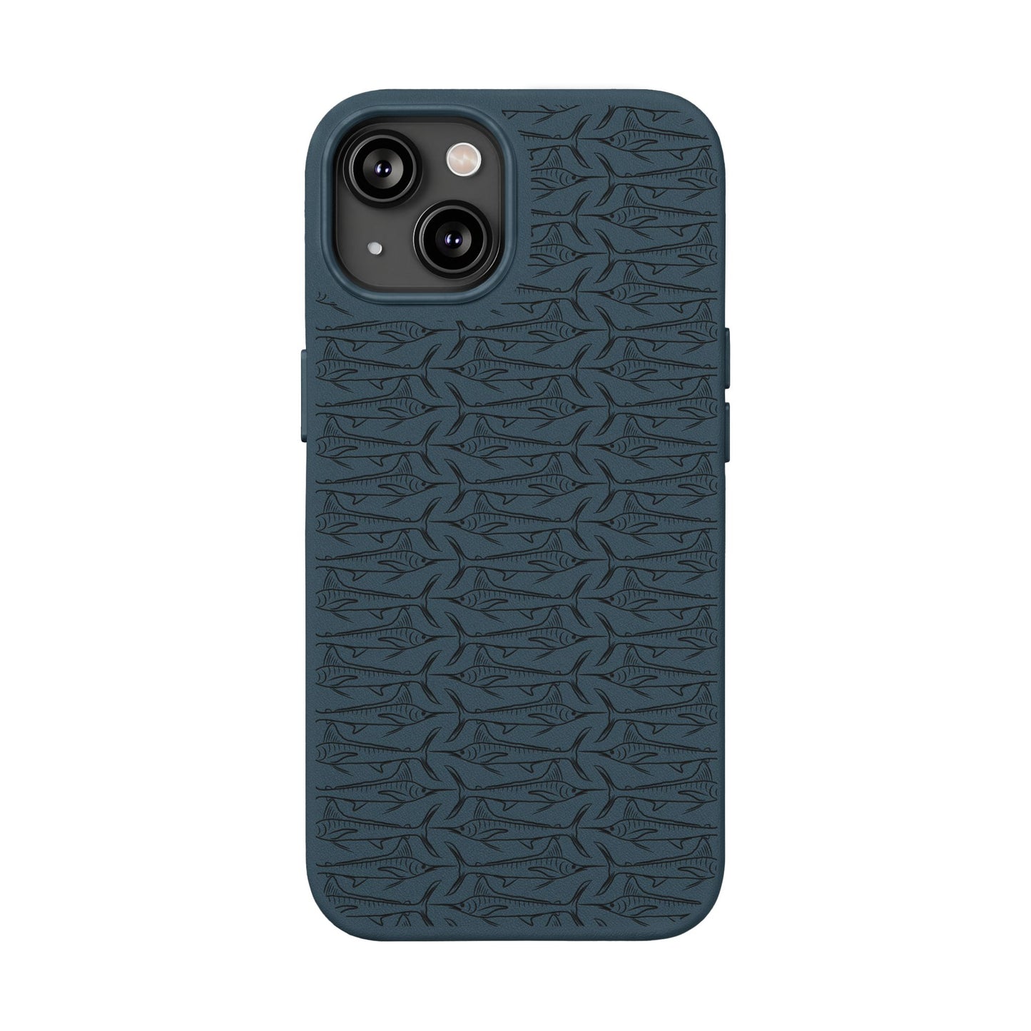 Marlin Sketch PU Leather Phone Cases (Engraving)