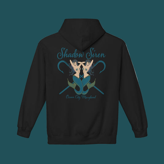 Double Header Unisex Midweight Softstyle Fleece Hoodie