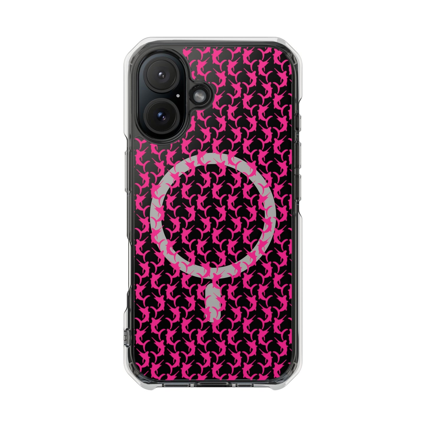 Pink Marlin Magnetic Clear Impact Cases