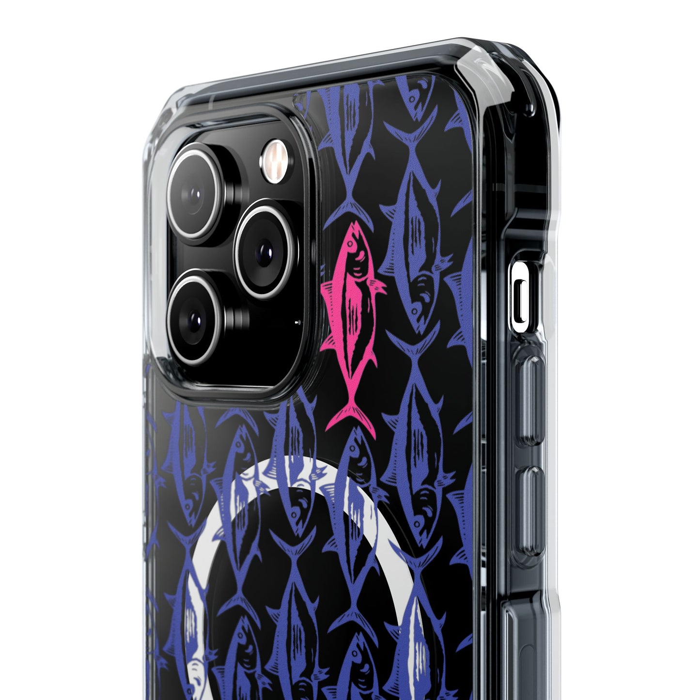 Pink Tuna Magnetic Clear Impact Cases