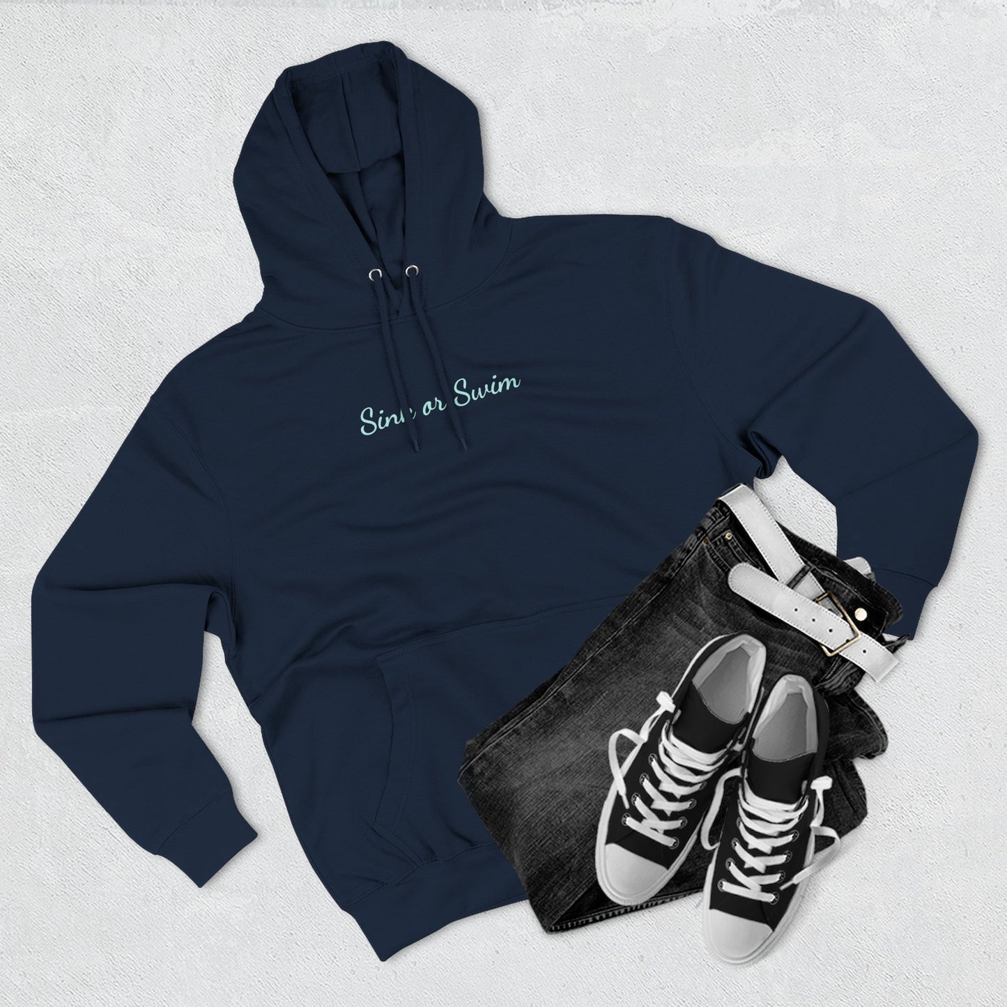 "Sink or Swim" Fleece Hoodie