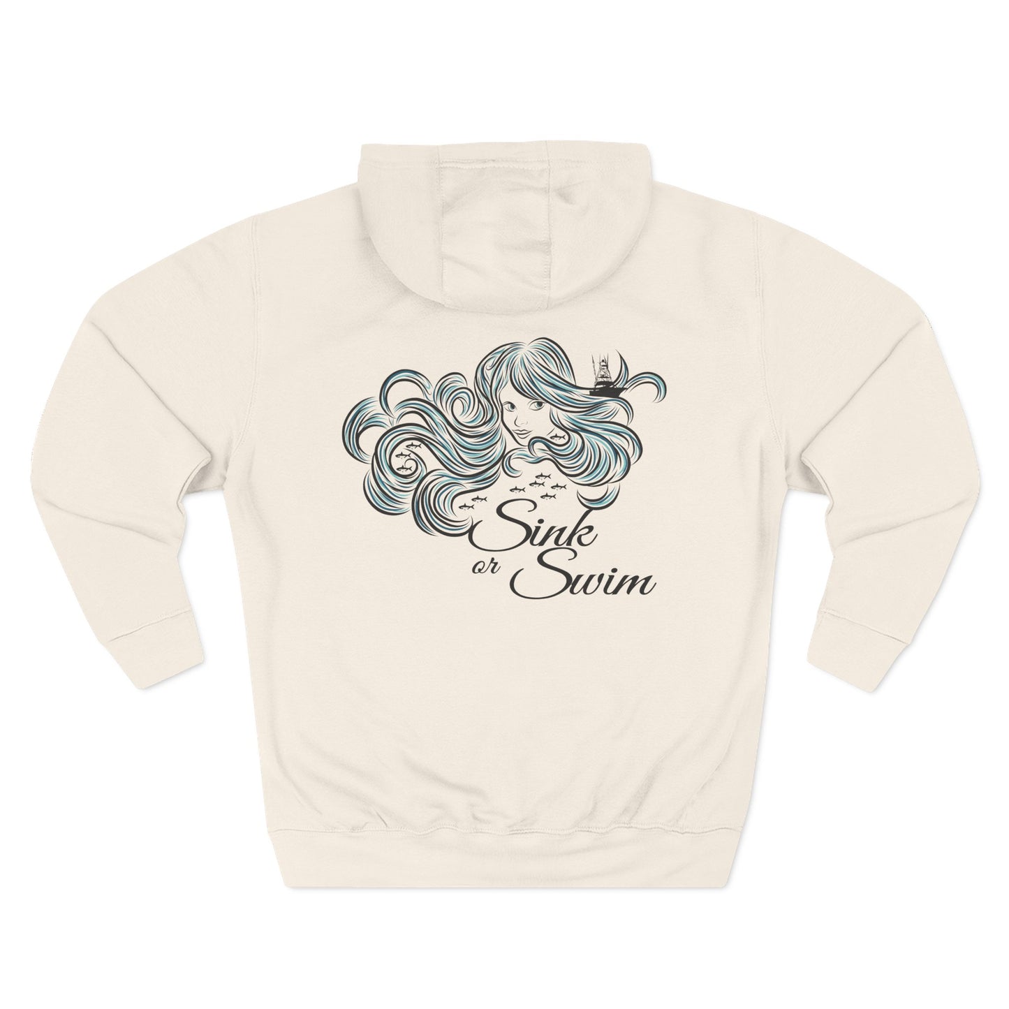 "Sink or Swim" Fleece Hoodie