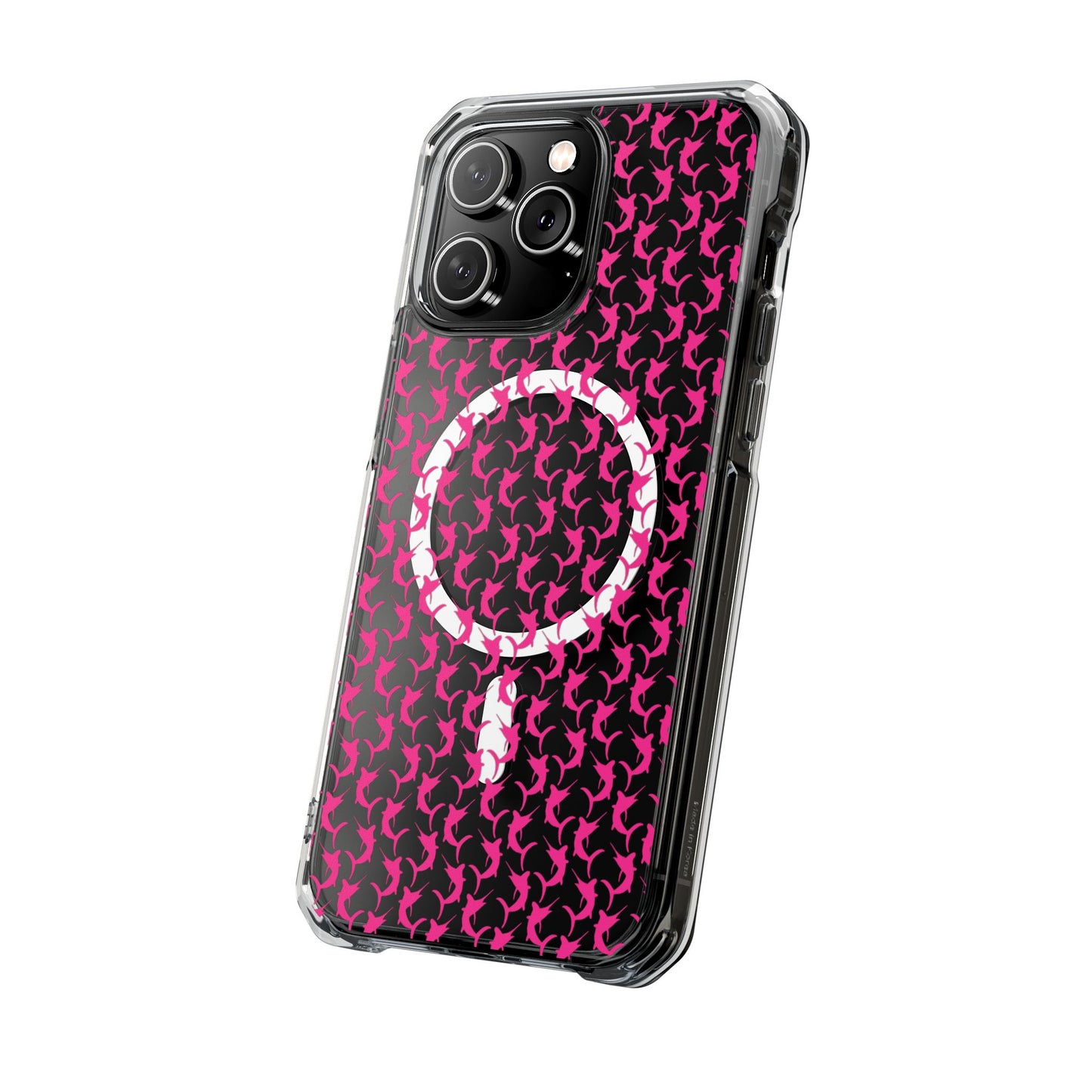 Pink Marlin Magnetic Clear Impact Cases