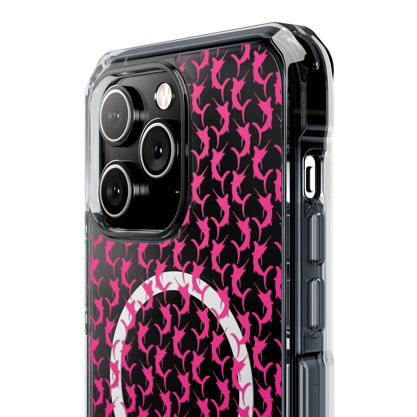 Pink Marlin Magnetic Clear Impact Cases