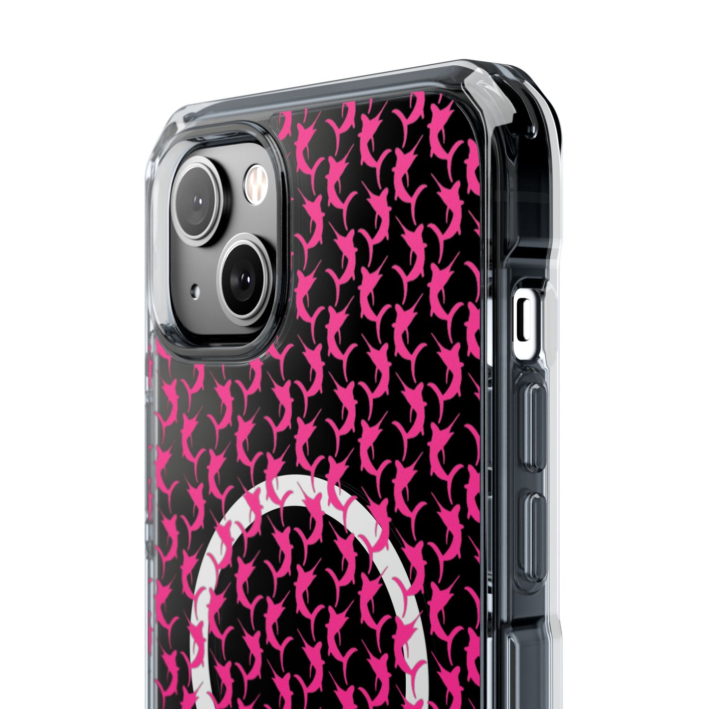 Pink Marlin Magnetic Clear Impact Cases