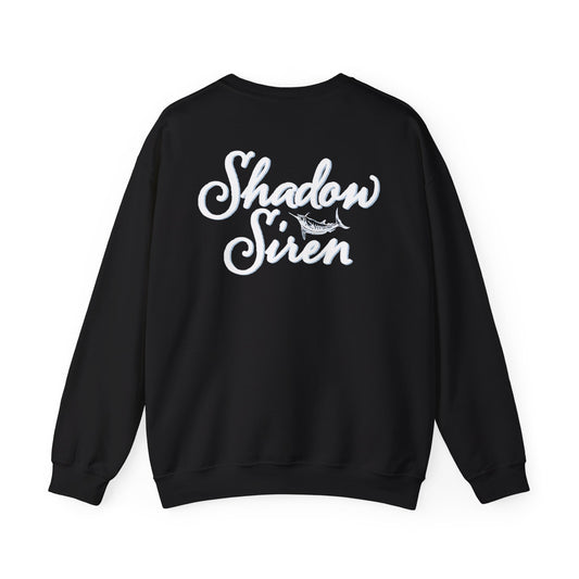 Crewneck Sweatshirt- Design varies by color: Did you Die on black, White marlin on royal, Flat bottom on OD green, Aloha Shallow grave on navy