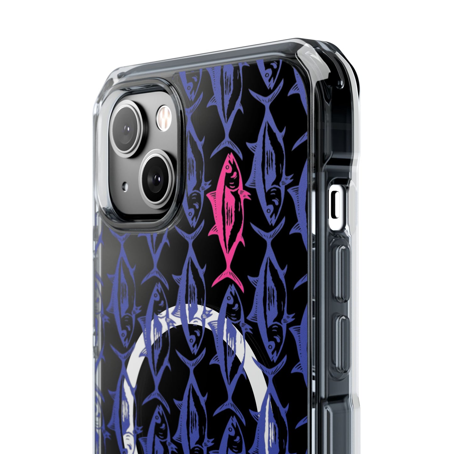 Pink Tuna Magnetic Clear Impact Cases