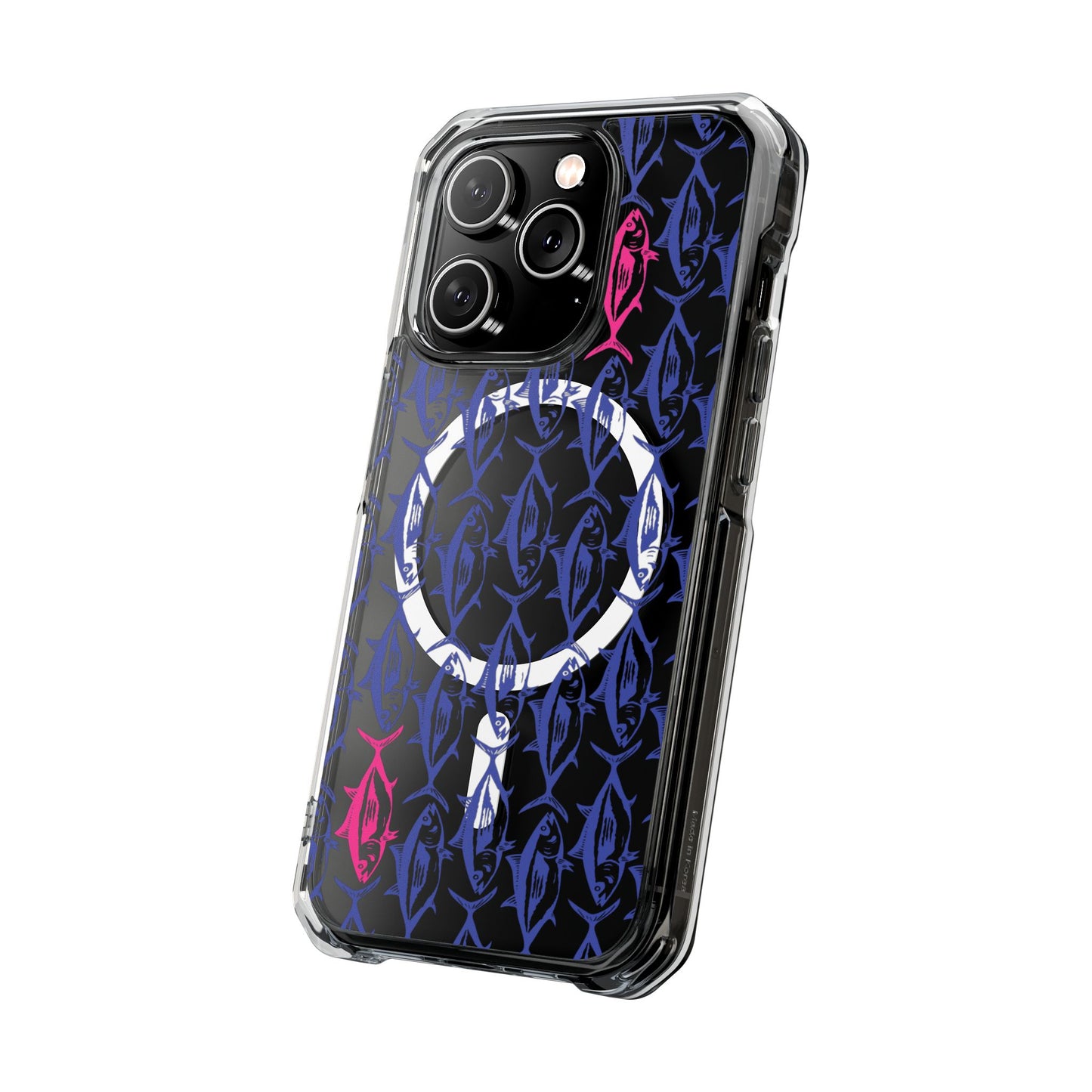 Pink Tuna Magnetic Clear Impact Cases