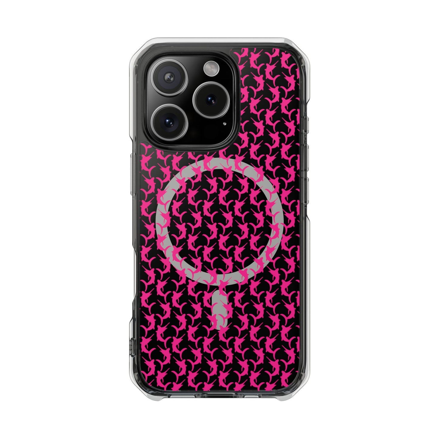 Pink Marlin Magnetic Clear Impact Cases